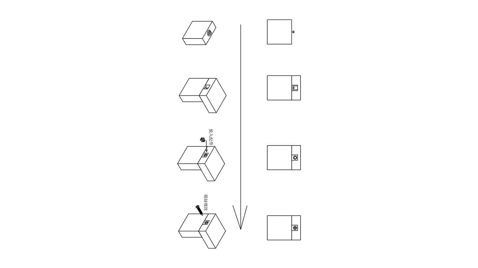 T005-1 connector for a thick back-panel connection