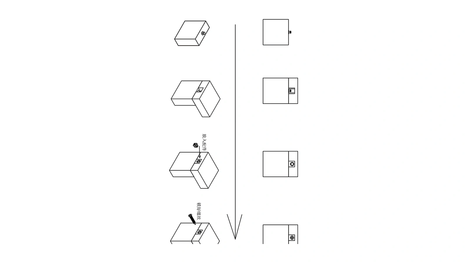 T005-2 connector for a thick back-panel connection